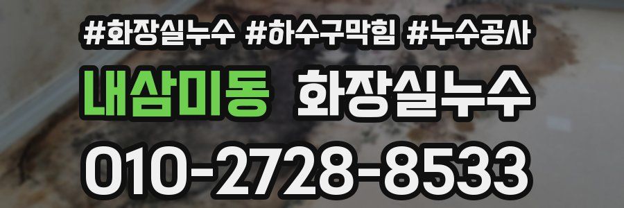 내삼미동 누수탐지