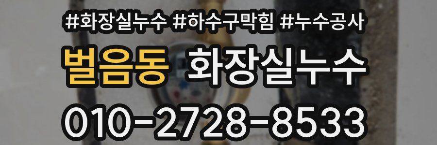 벌음동 누수탐지
