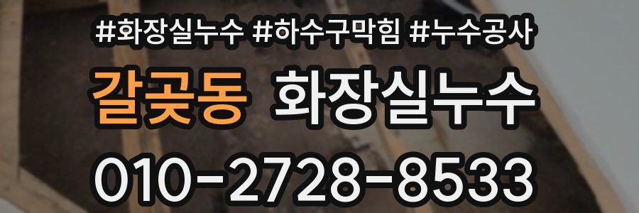 갈곶동 누수탐지