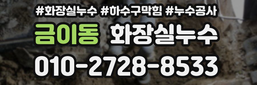 금이동 누수탐지