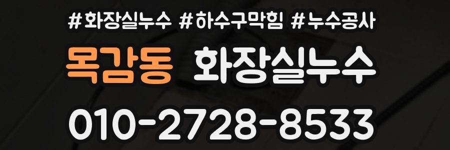 목감동 누수탐지