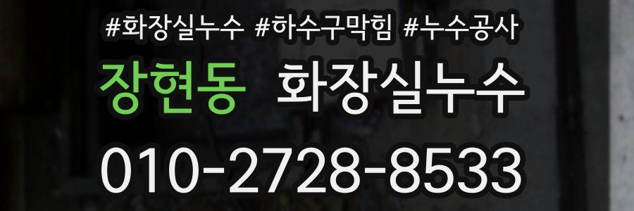 장현동 누수탐지