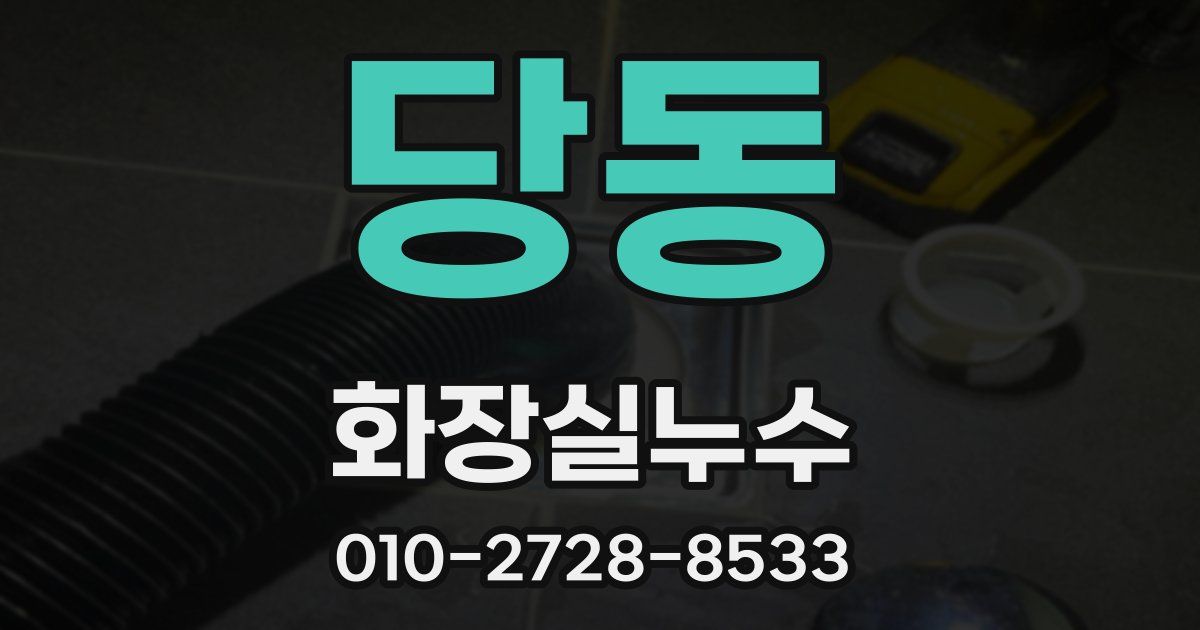 당동 누수업체