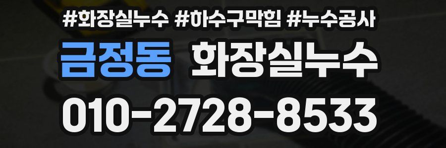 금정동 누수탐지