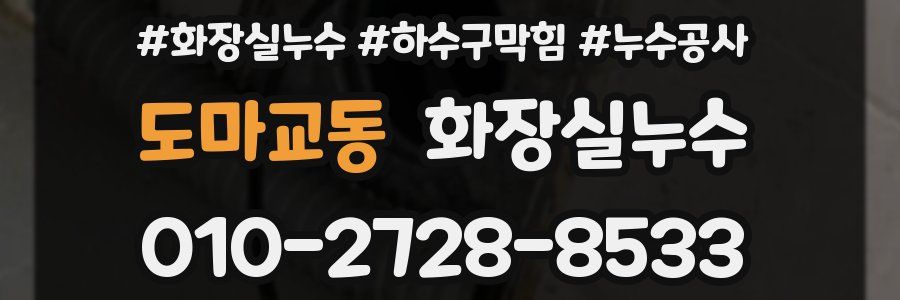 도마교동 누수탐지