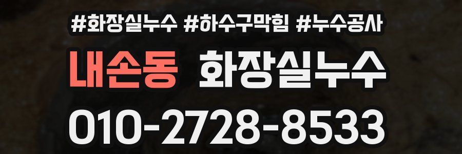 내손동 누수탐지