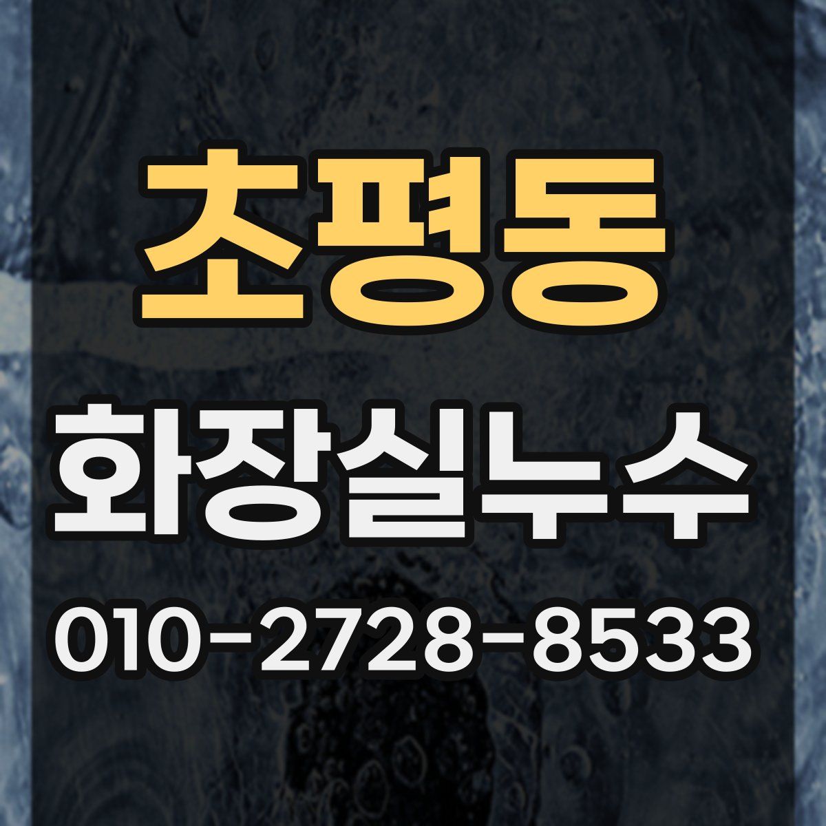 초평동 화장실누수탐지