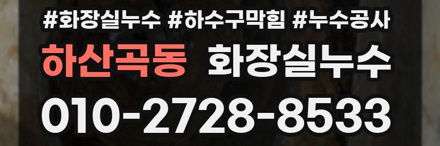 하산곡동 누수탐지