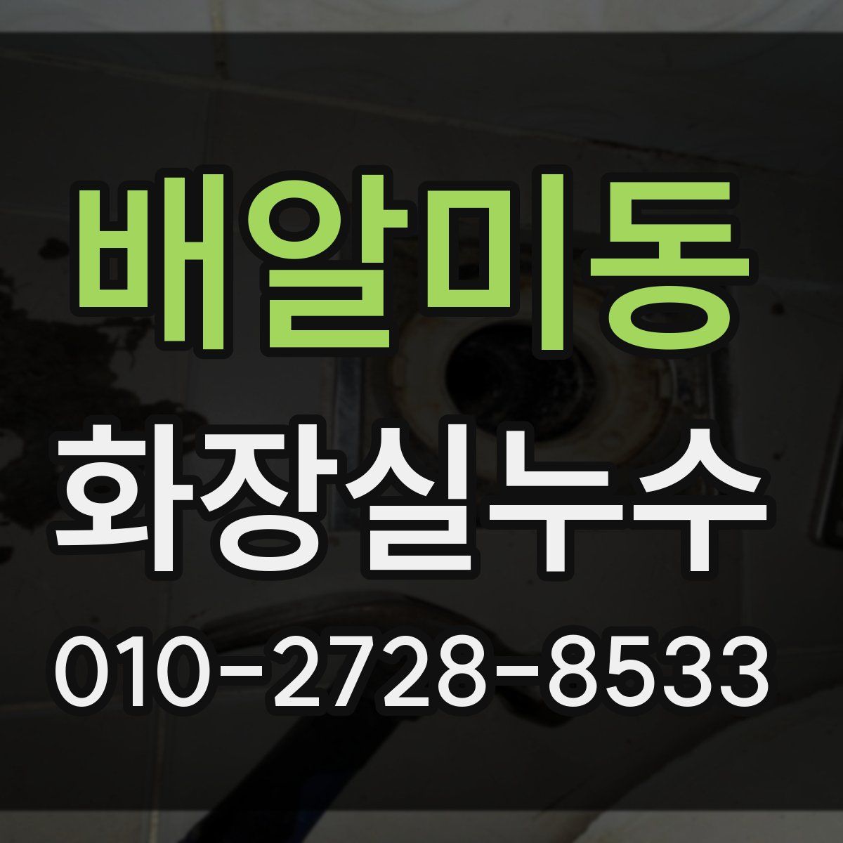 배알미동 화장실누수탐지