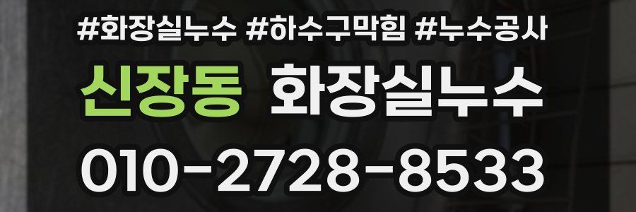 신장동 누수탐지