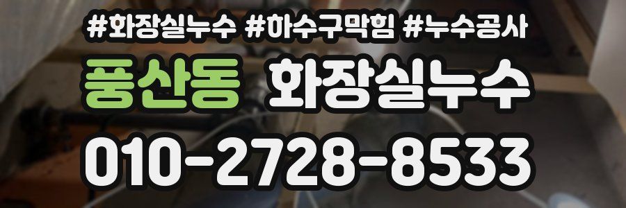 풍산동 누수탐지