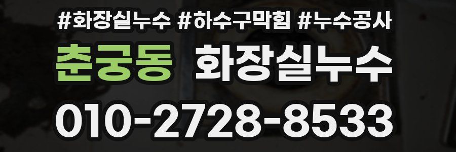 춘궁동 누수탐지