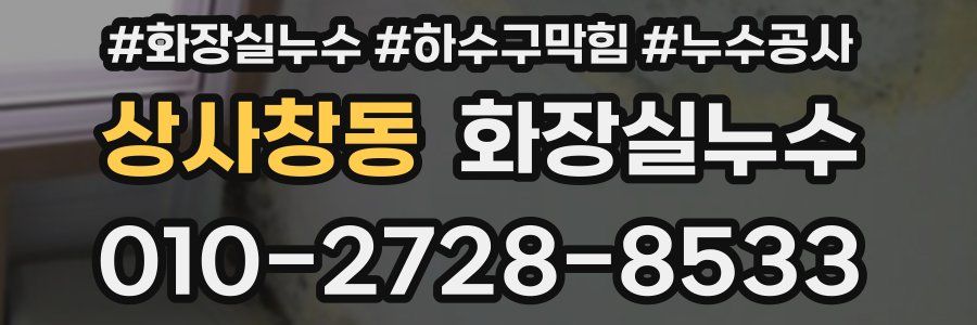 상사창동 누수탐지