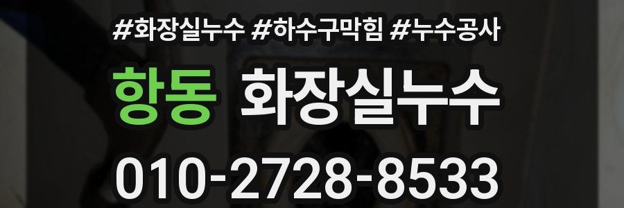항동 누수탐지