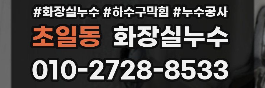 초일동 누수탐지
