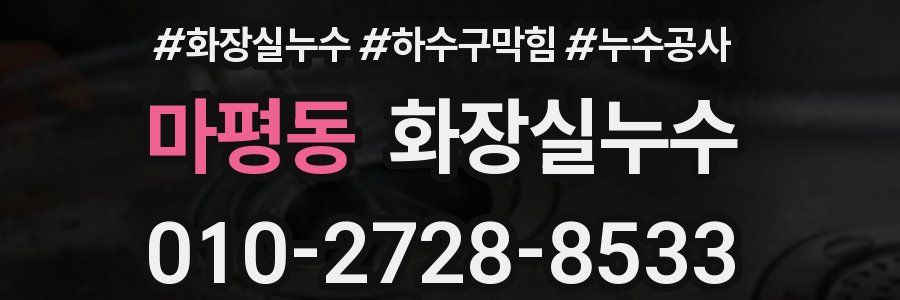 마평동 누수탐지
