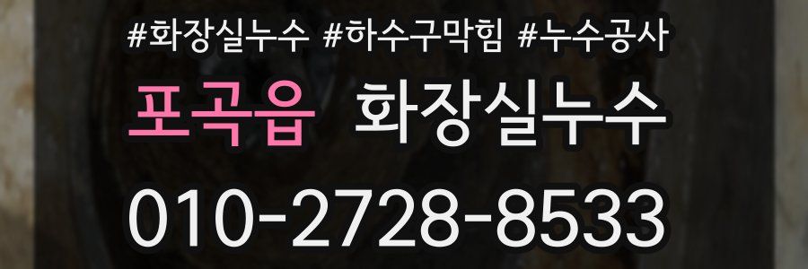 포곡읍 누수탐지