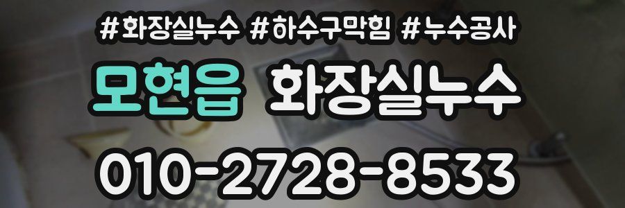 모현읍 누수탐지