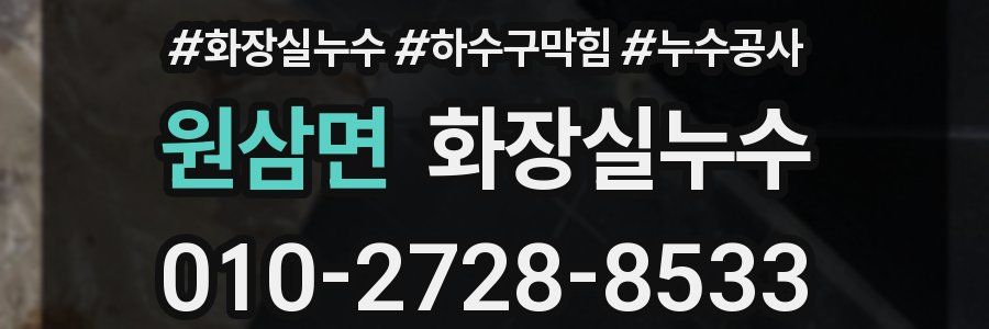 원삼면 누수탐지