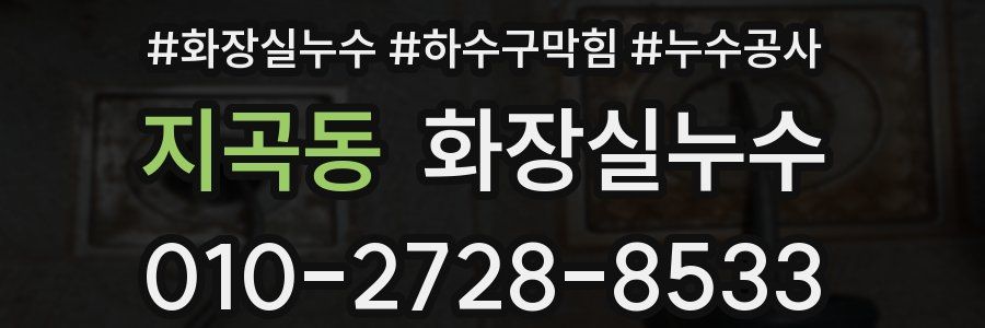 지곡동 누수탐지