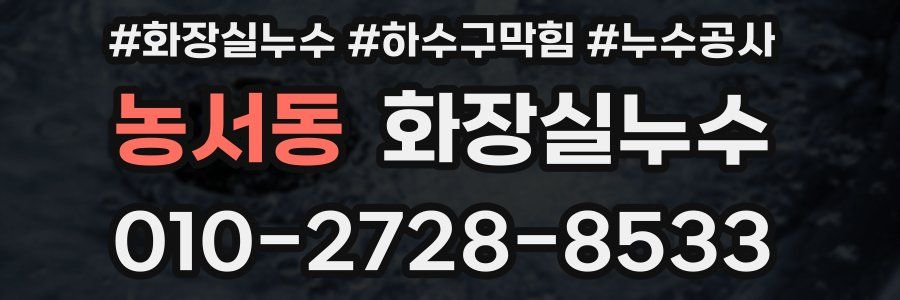 농서동 누수탐지