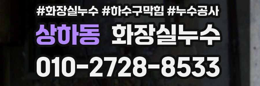 상하동 누수탐지