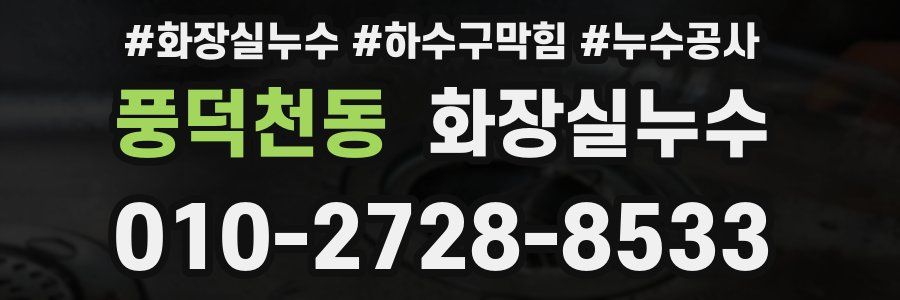 풍덕천동 누수탐지