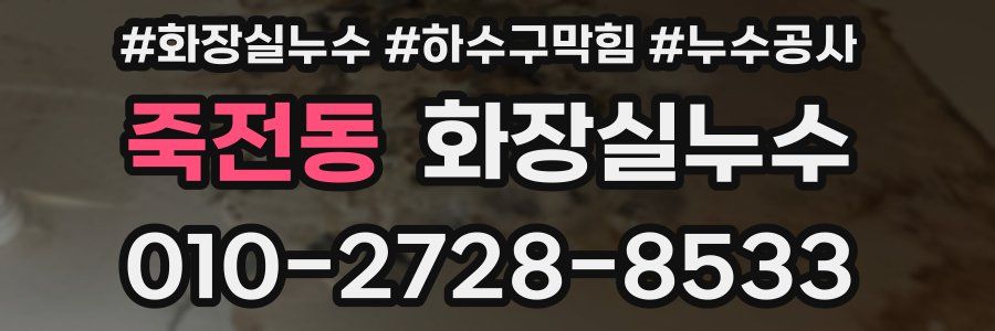 죽전동 누수탐지