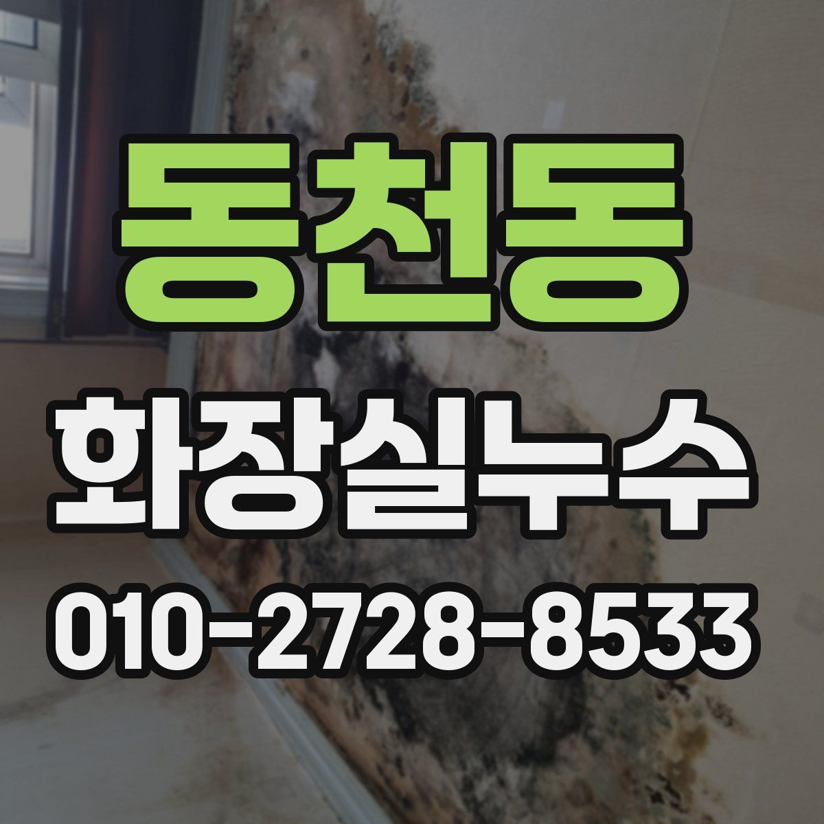 동천동 화장실누수탐지