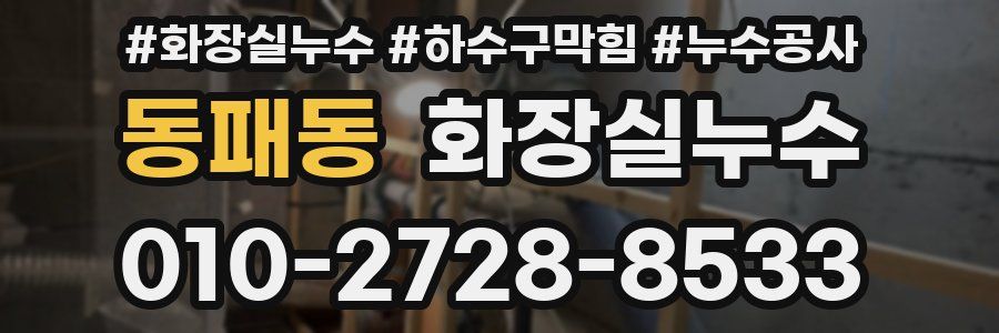 동패동 누수탐지