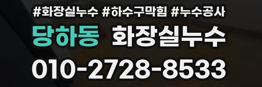 당하동 누수탐지