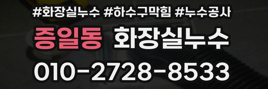 증일동 누수탐지