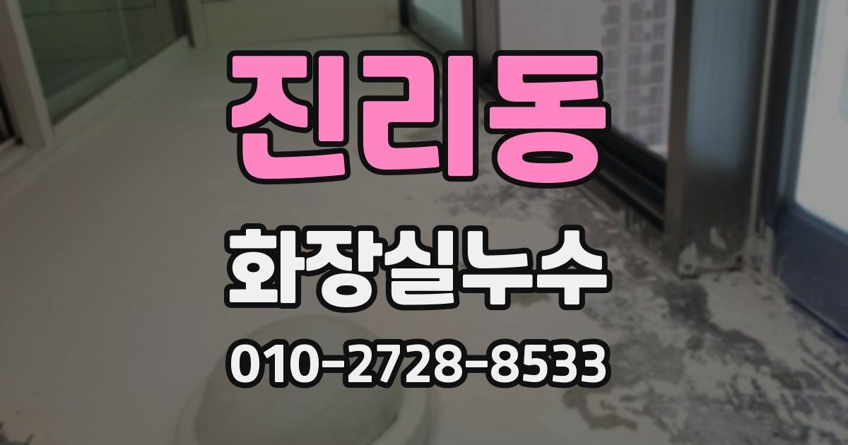 진리동 누수업체