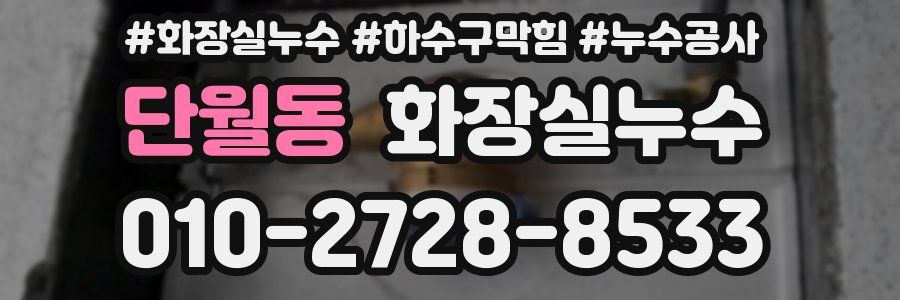단월동 누수탐지