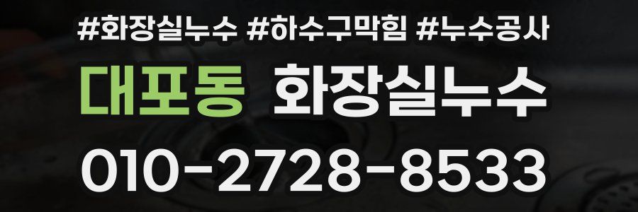 대포동 누수탐지