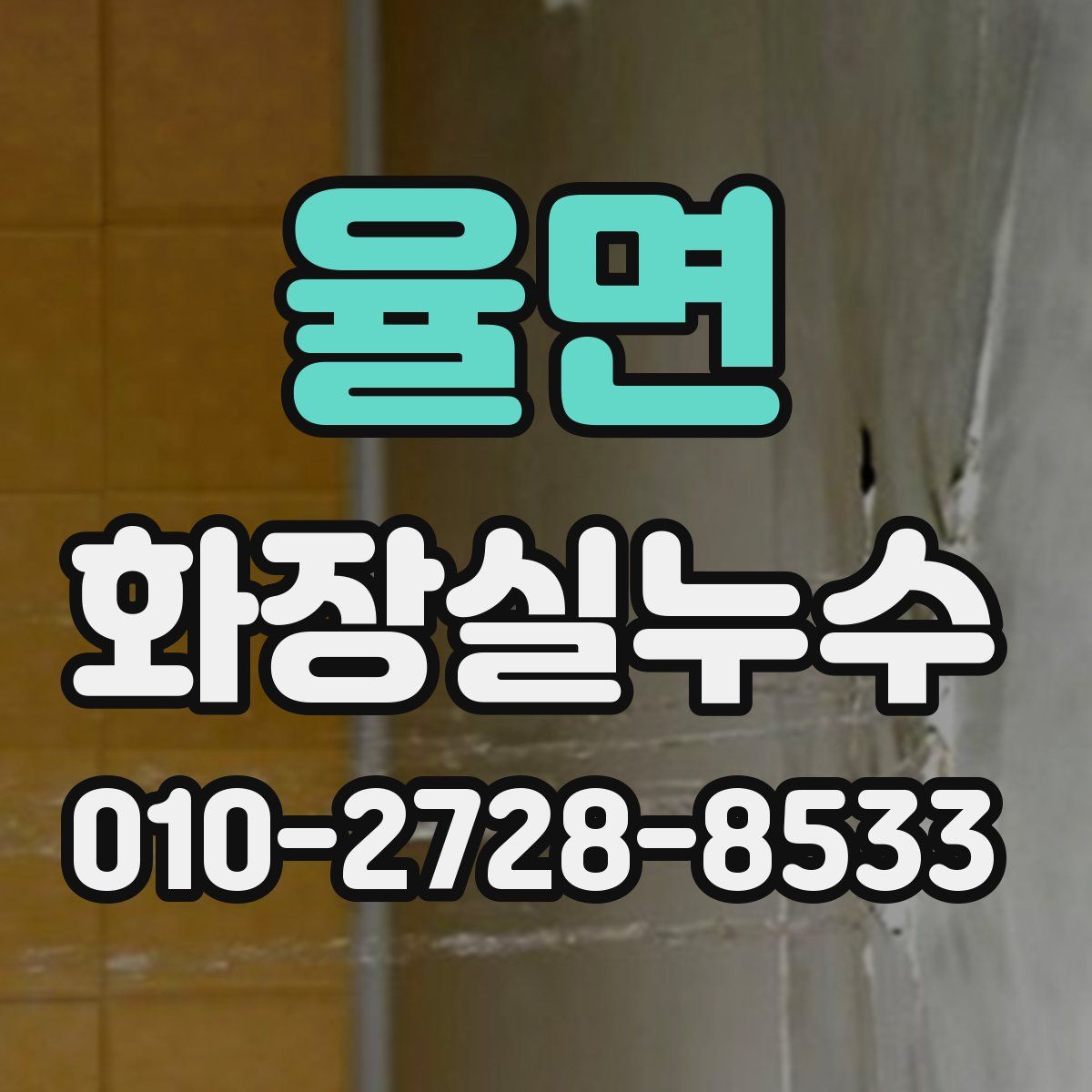 율면 화장실누수탐지