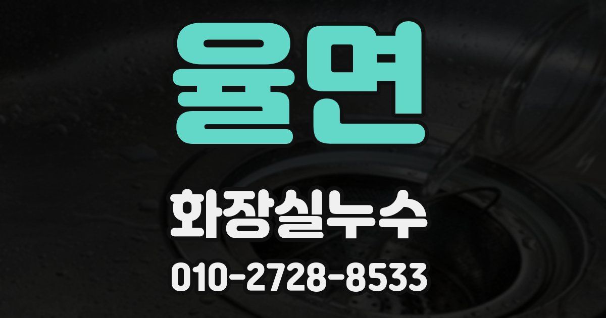 율면 누수업체