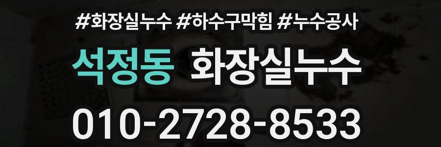석정동 누수탐지