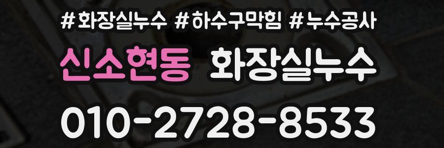 신소현동 누수탐지