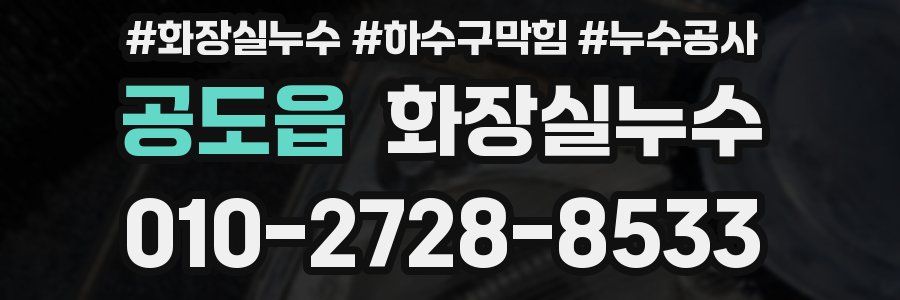 공도읍 누수탐지