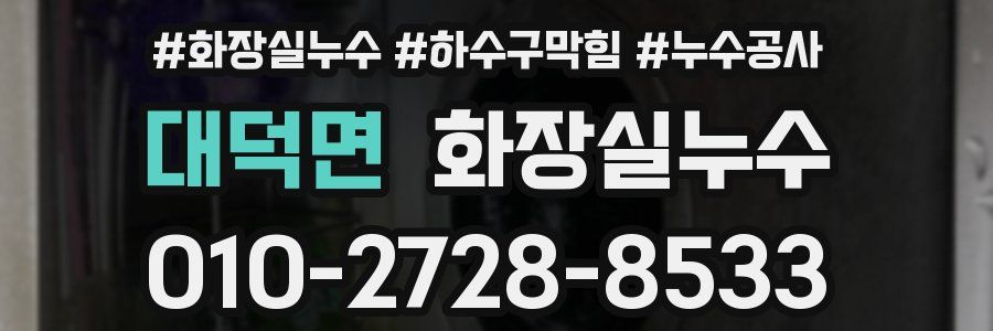 대덕면 누수탐지