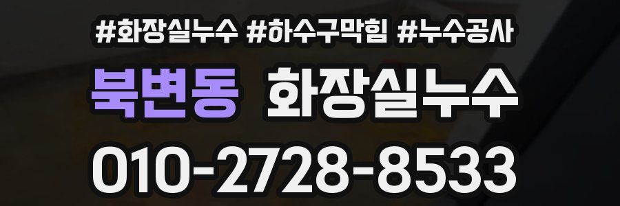 북변동 누수탐지