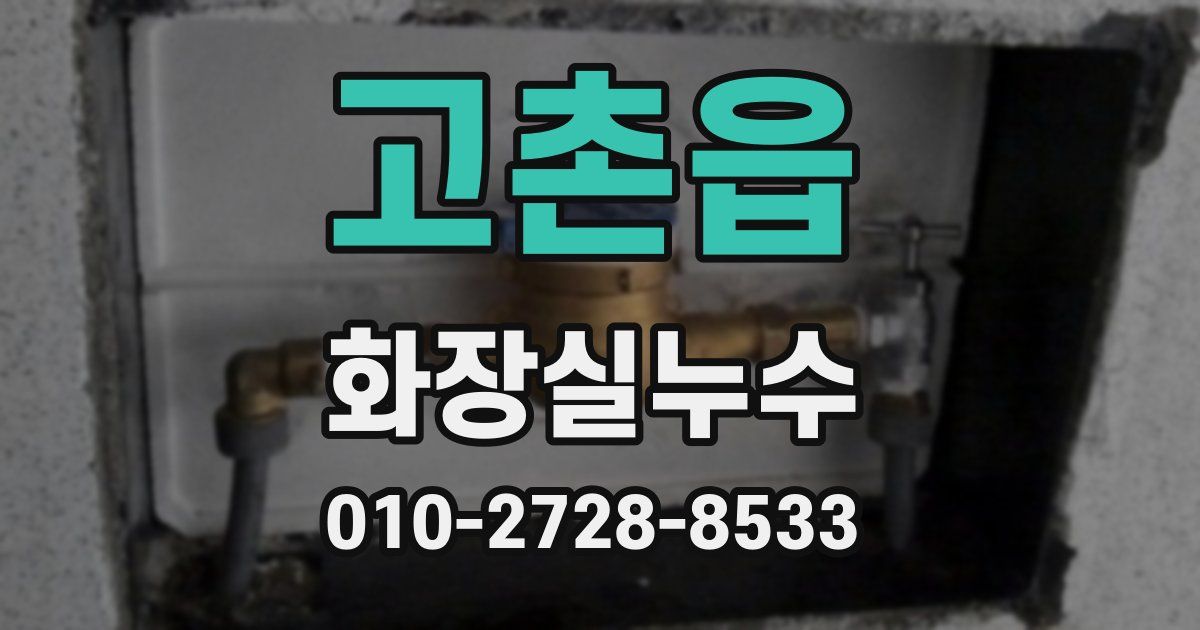 고촌읍 누수업체