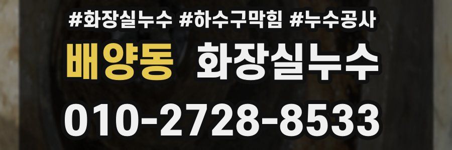 배양동 누수탐지