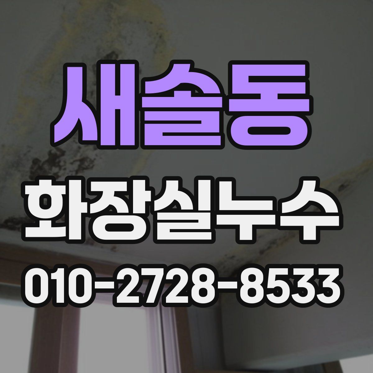새솔동 화장실누수탐지