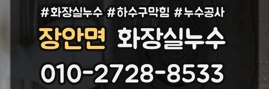 장안면 누수탐지