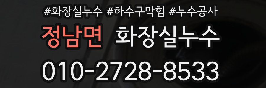 정남면 누수탐지