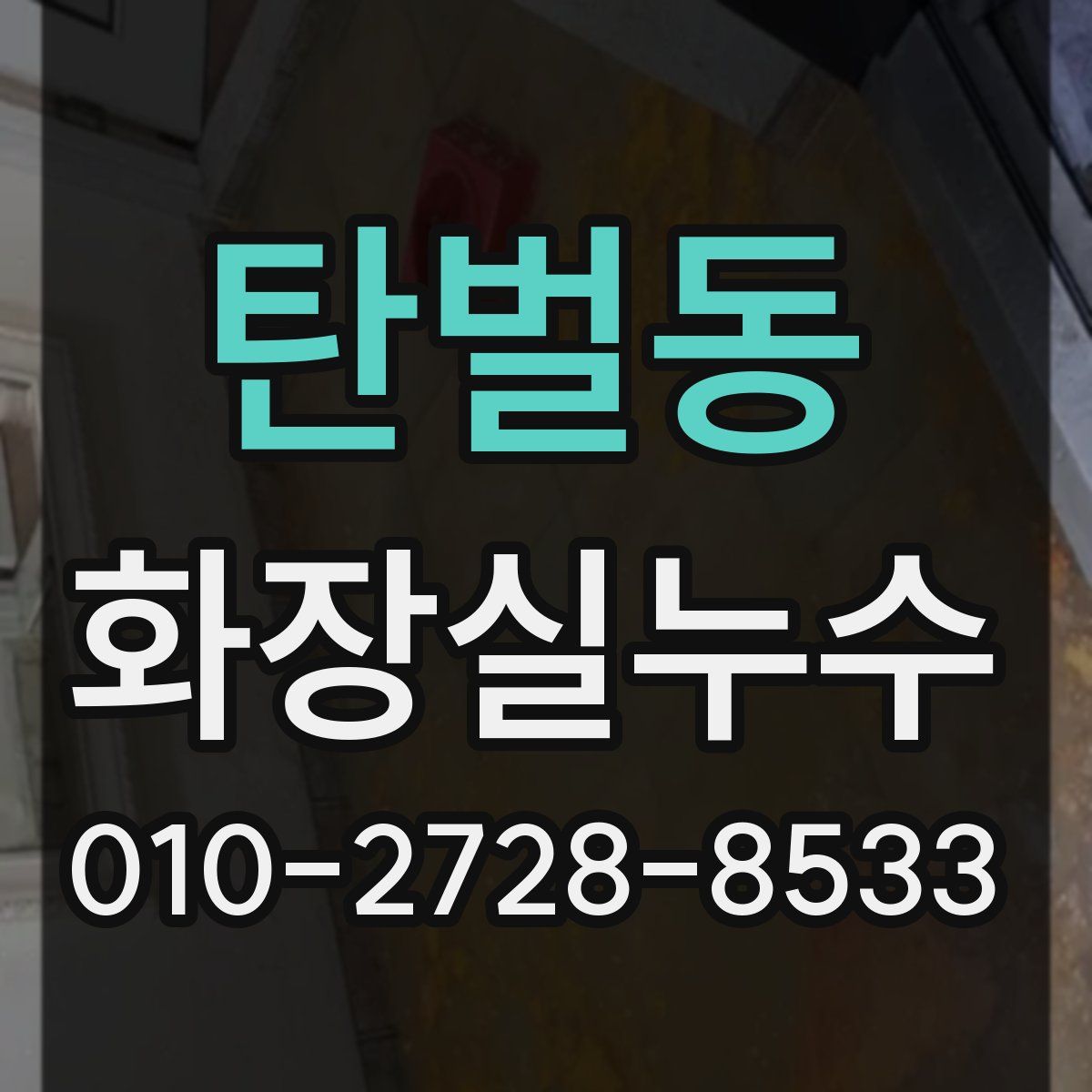 탄벌동 화장실누수탐지
