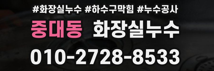 중대동 누수탐지