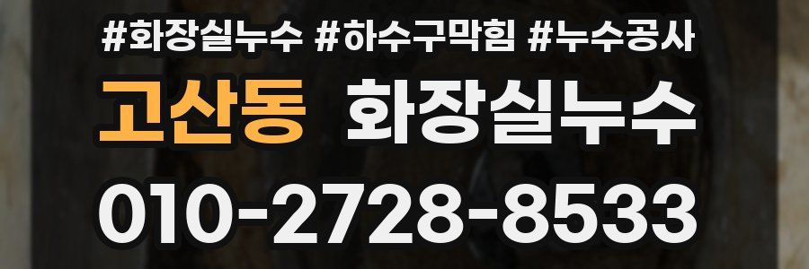 고산동 누수탐지